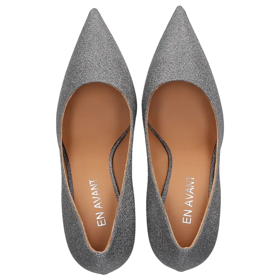 EN AVANT - Pumps 2427 Glitter - silber