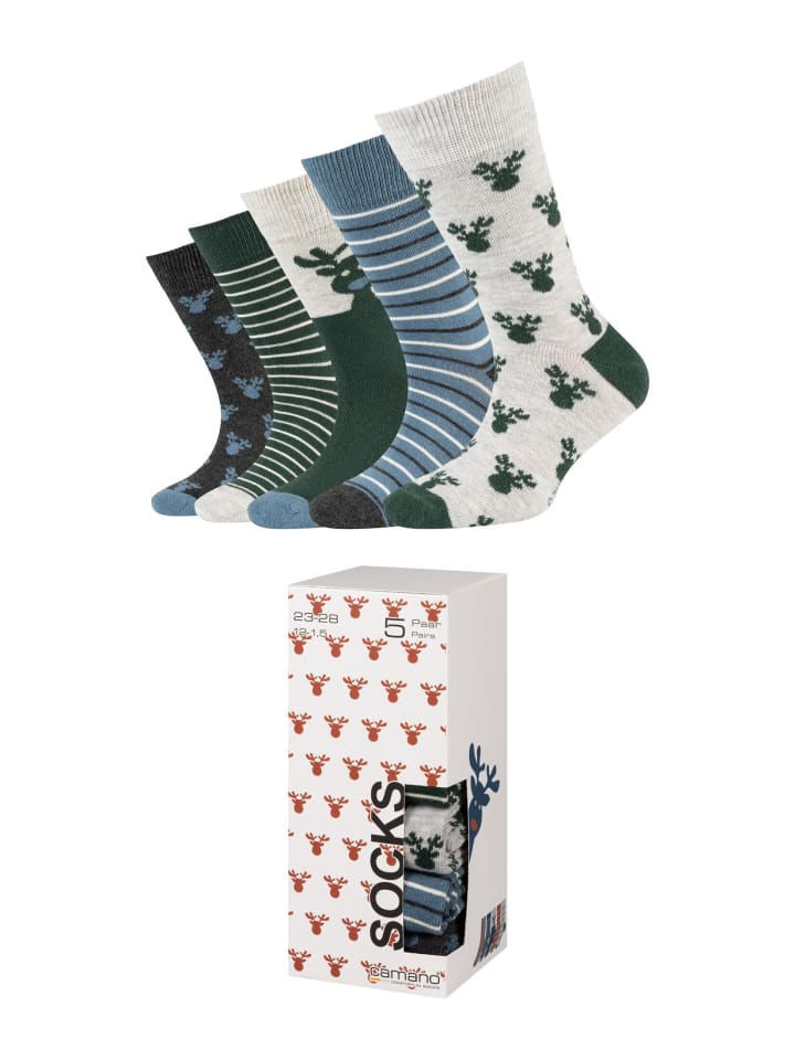 camano Socken 5er Pack ca-soft in jungle green günstig kaufen