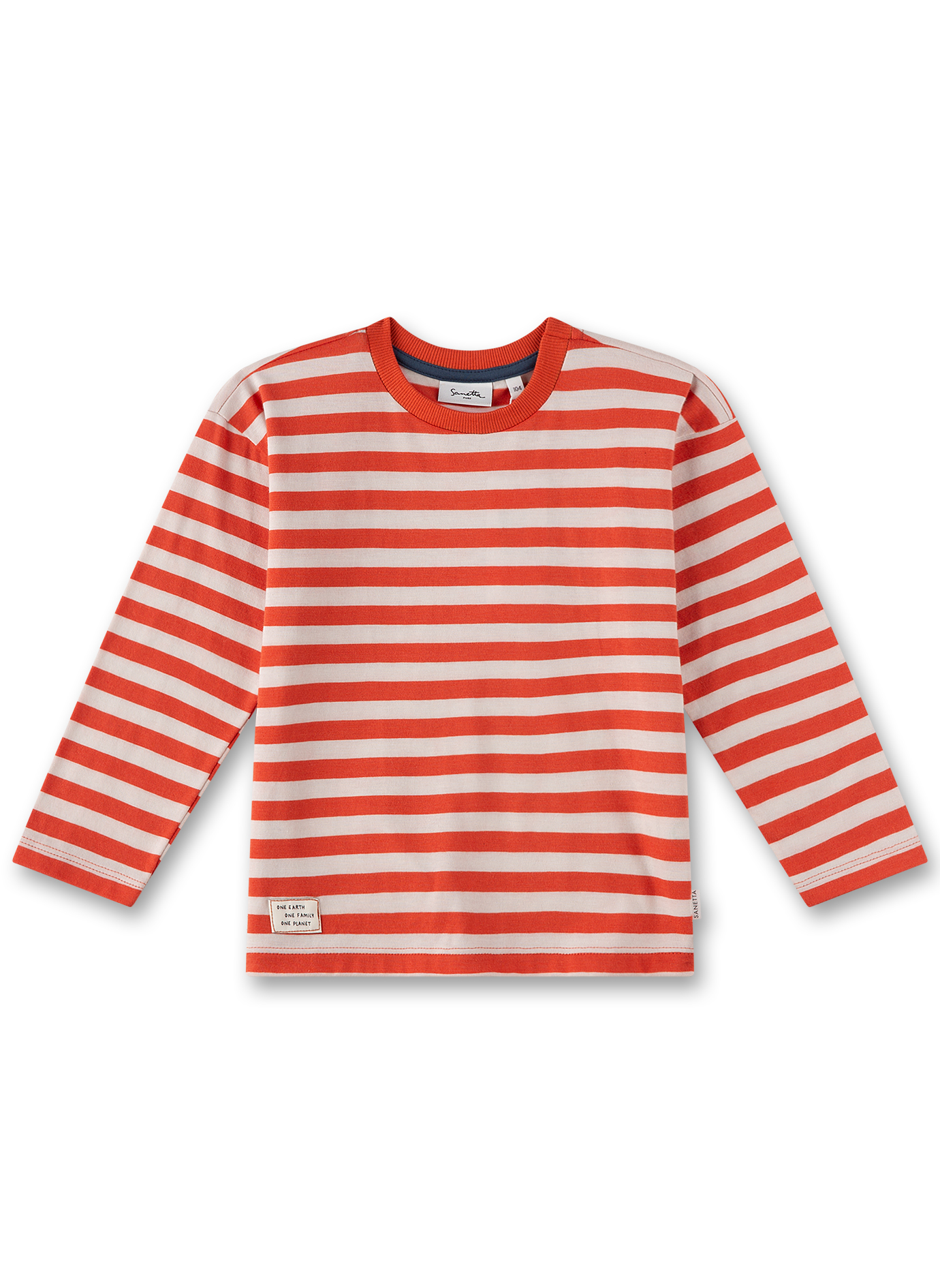 Jungen-Langarmshirt Orange