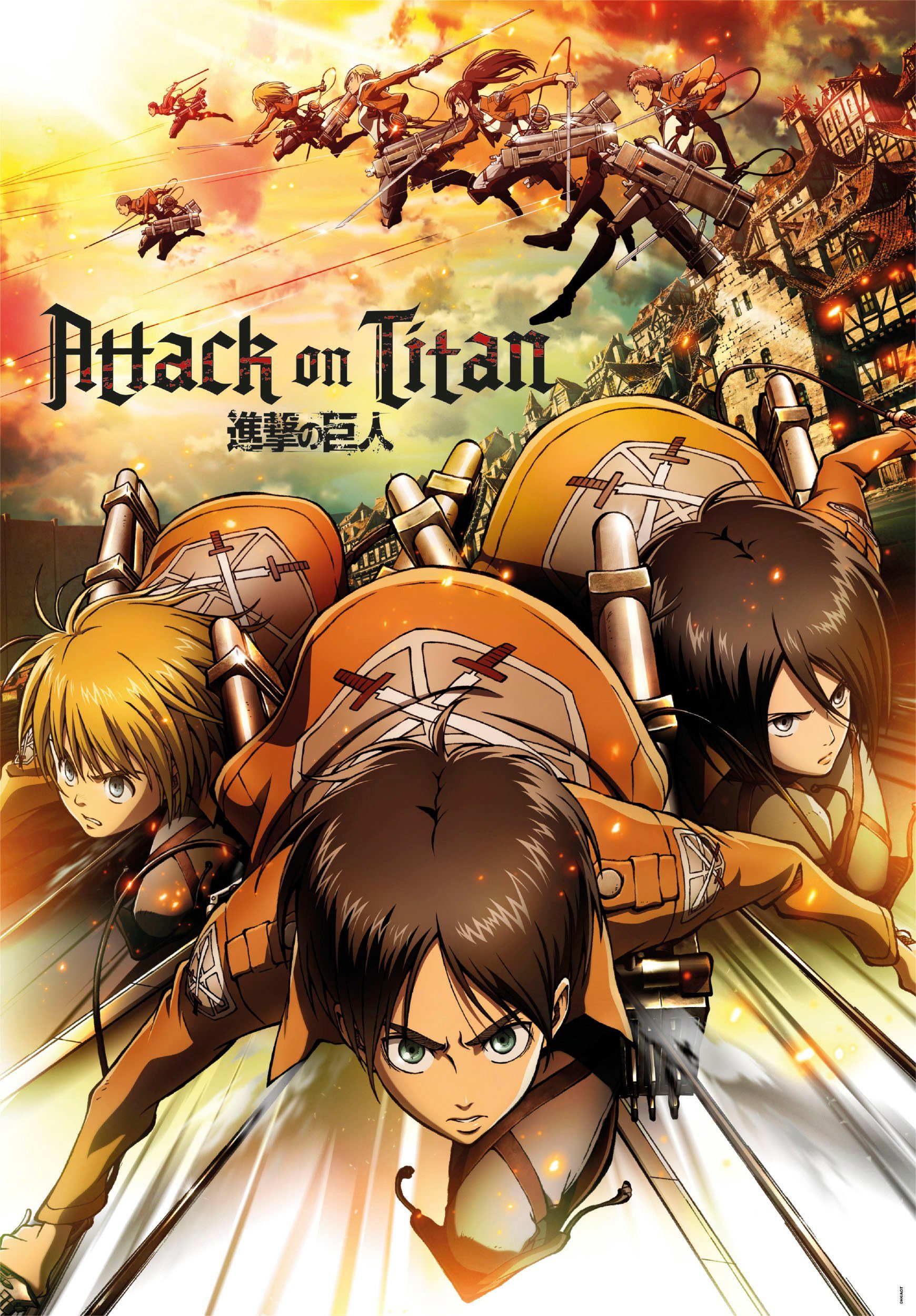 Clementoni® Puzzle Animé Collection, Attack on Titan, 1000 Puzzleteile, Made in Europe; FSC® - schützt Wald - weltweit