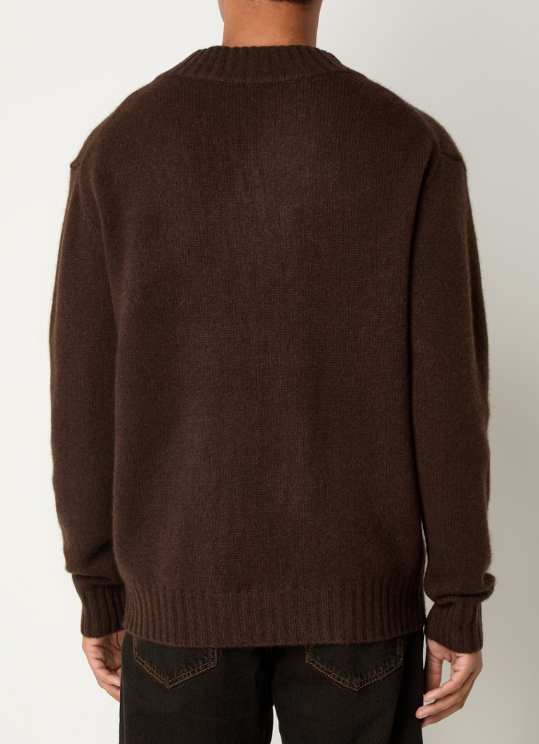 Sandro Fine knitted sweater in wool blend