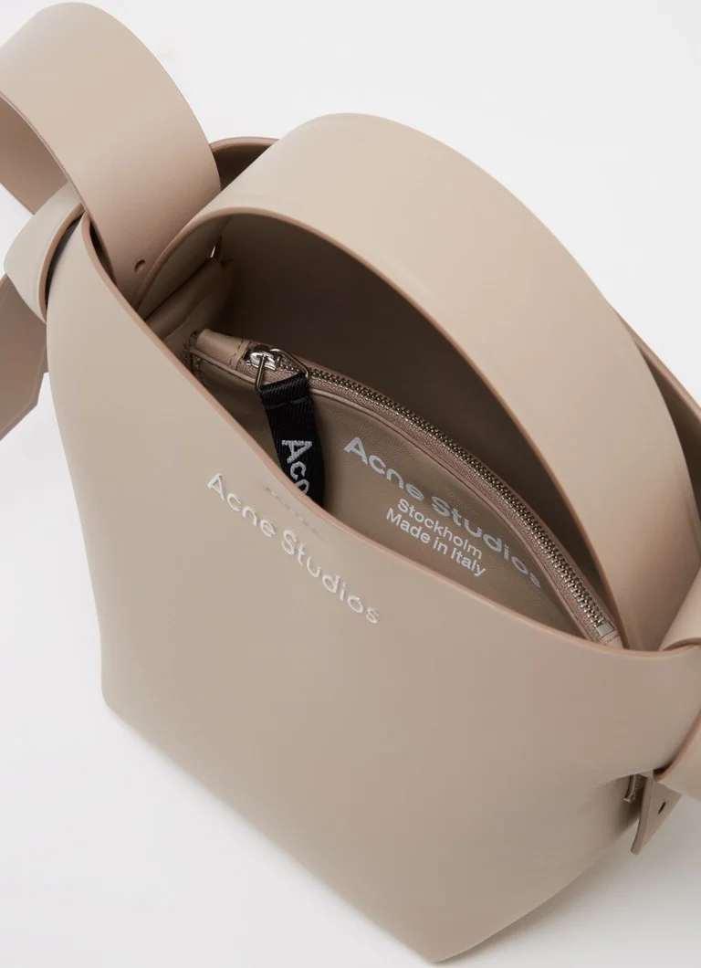 Acne Studios Mini handbag in calfskin with detachable shoulder strap