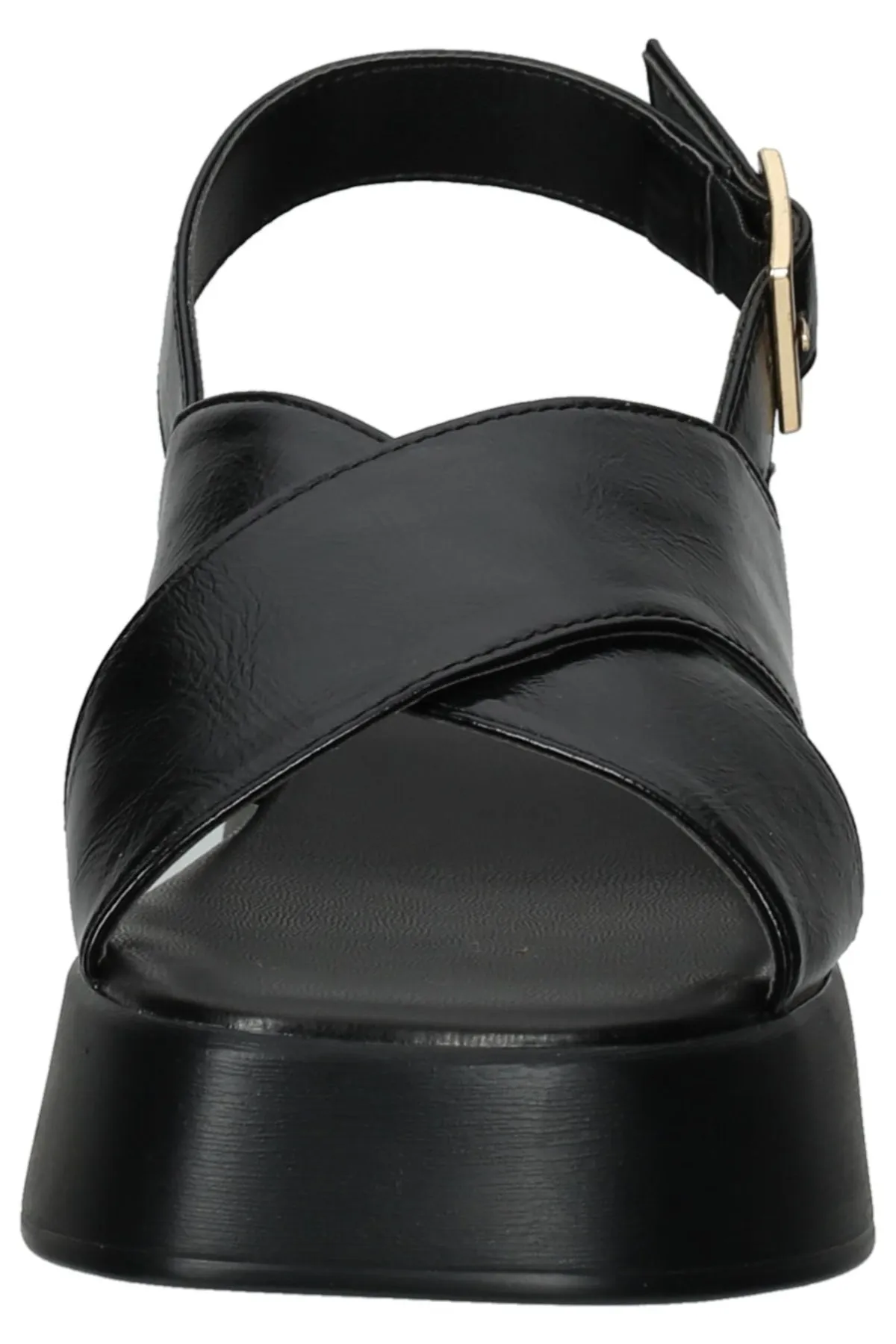 BULLBOXER  Sandalette - Schwarz - Keilabsatz