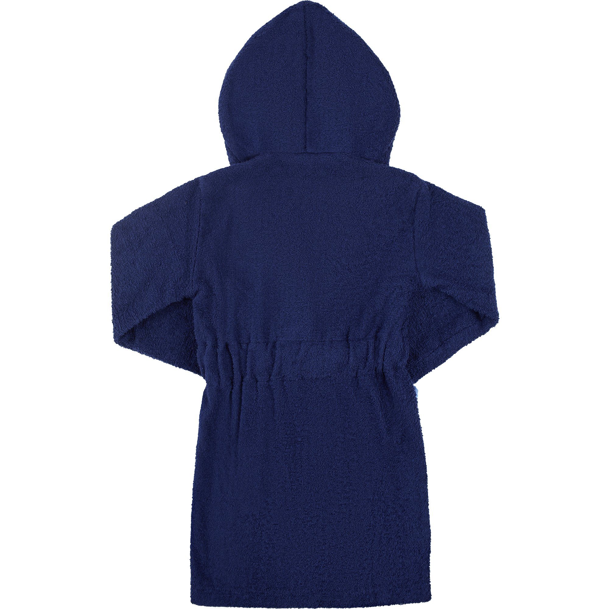Ladeheid Bademantel Kinder Frottee Bademantel aus 100% Baumwolle LA40-103, Langform, Baumwolle, Kapuze