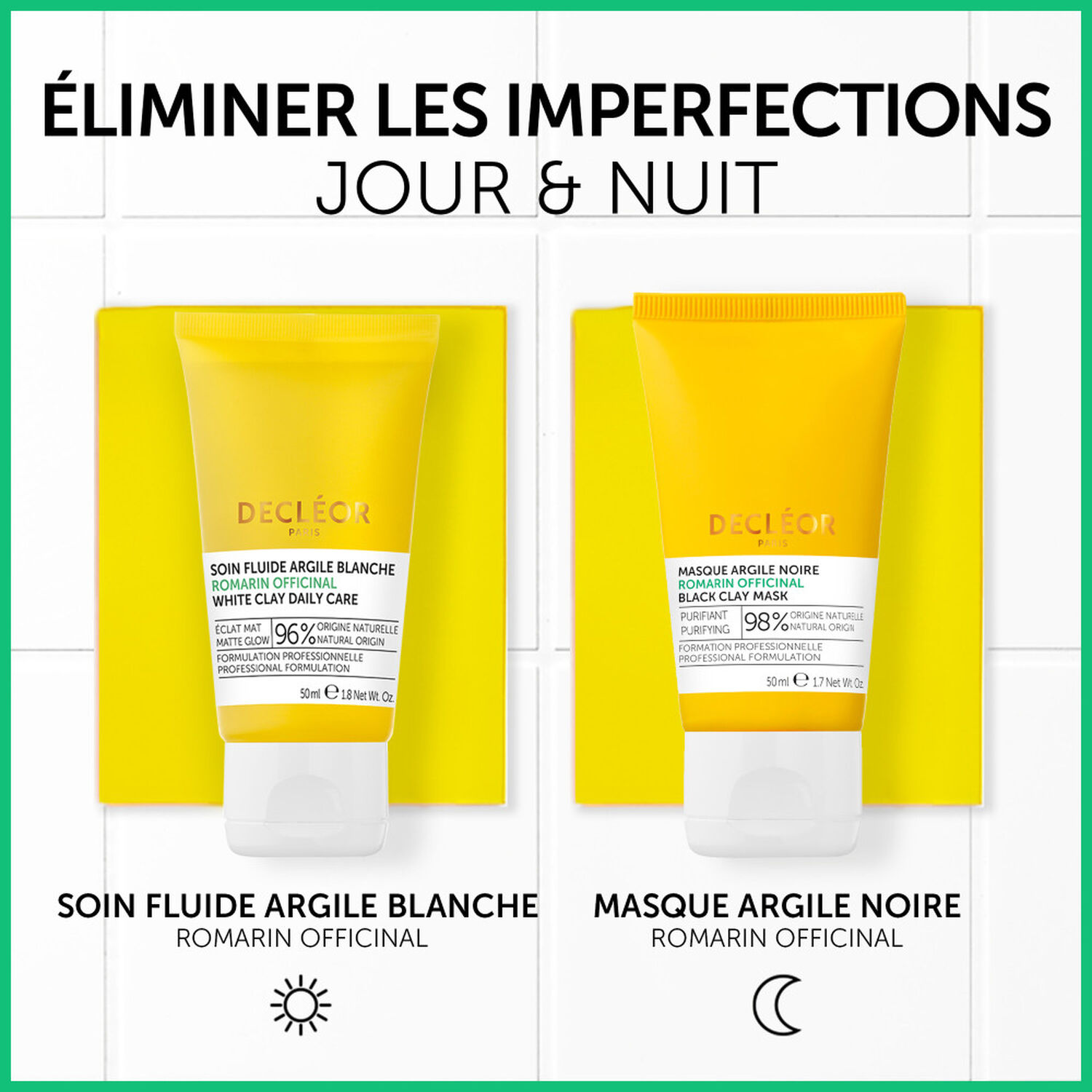 Decléor Romarin Officinal Masque Argile Noire 50 ml