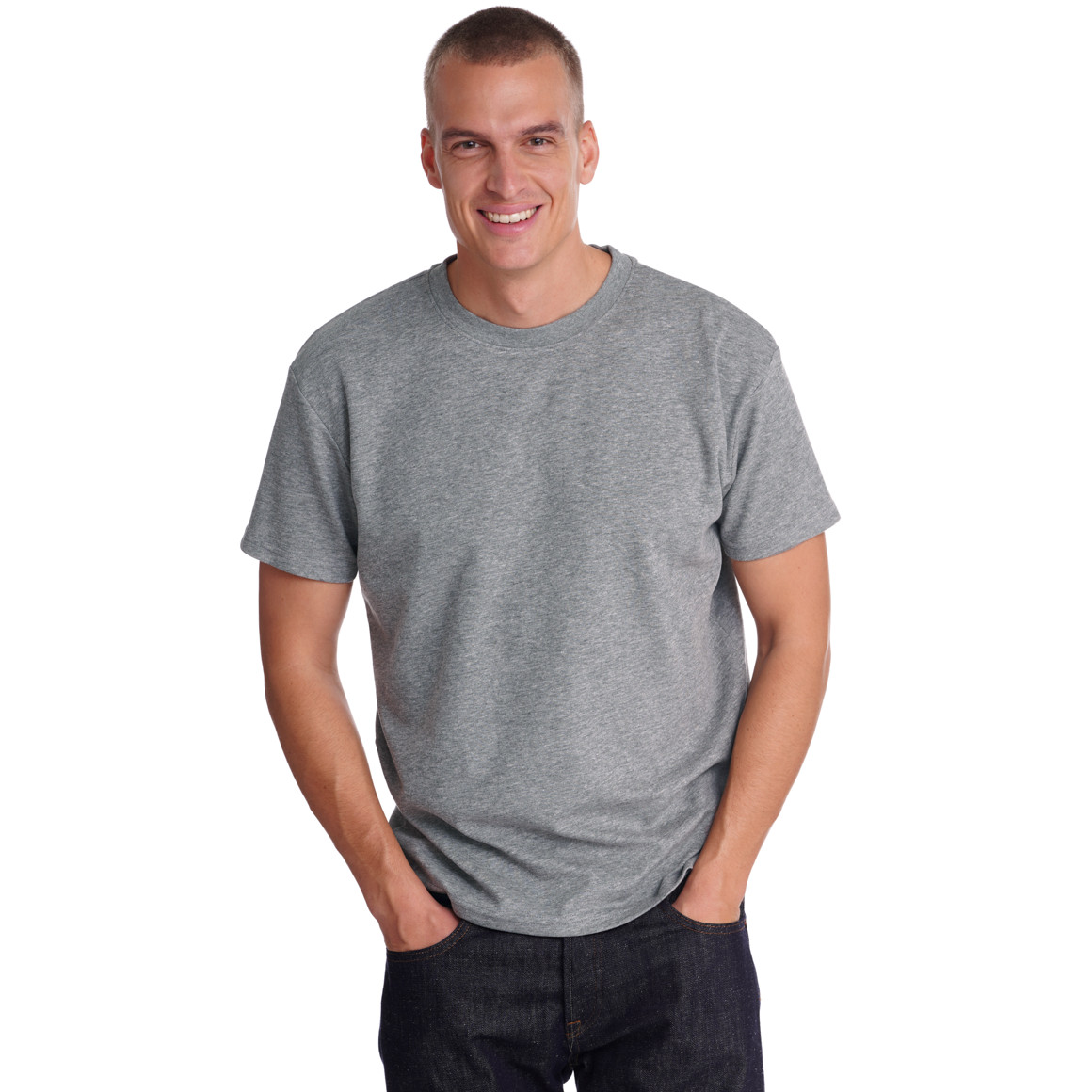 Herren T-Shirt unifarben