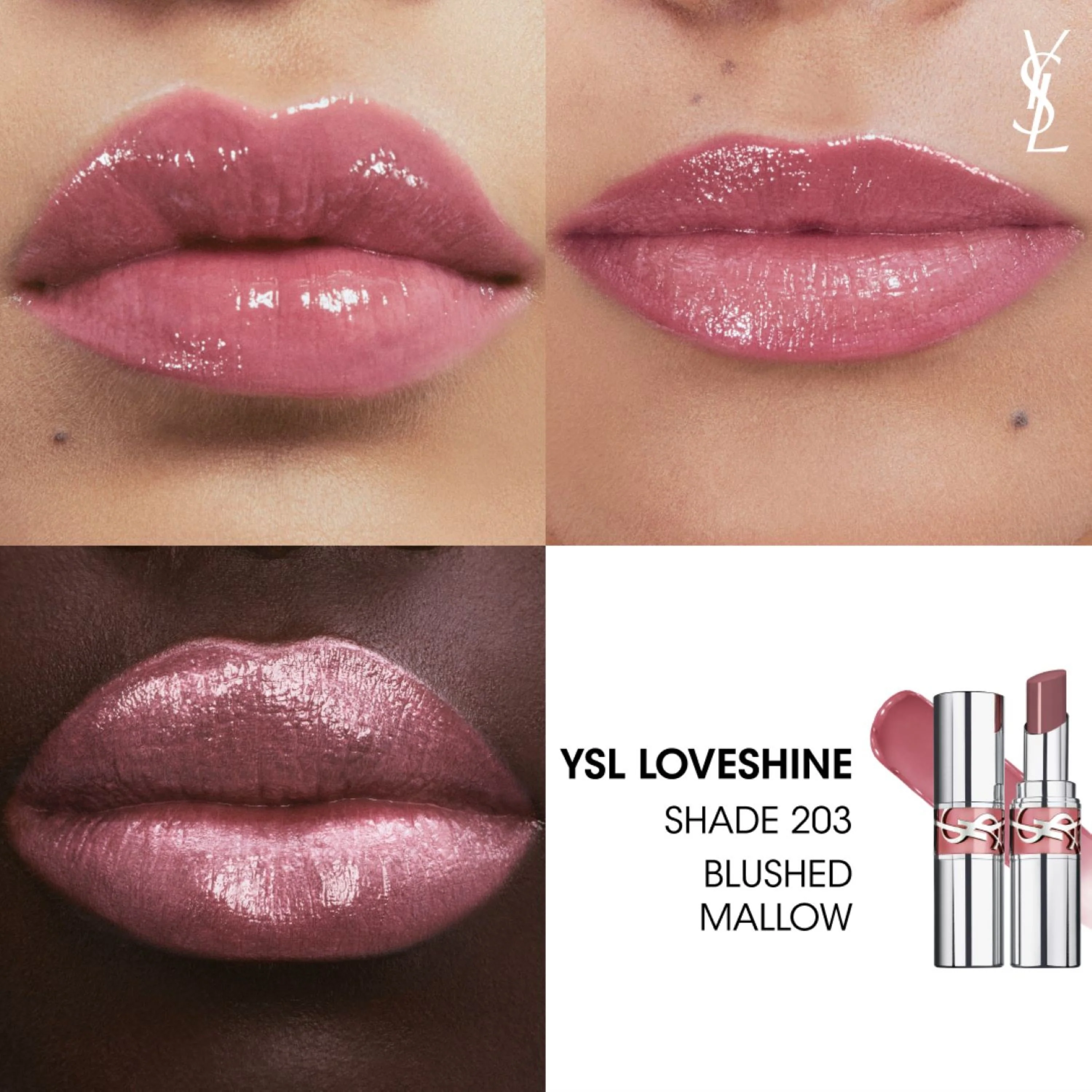 YSL Loveshine Lips - Lápiz labial brillante, Lápiz labial