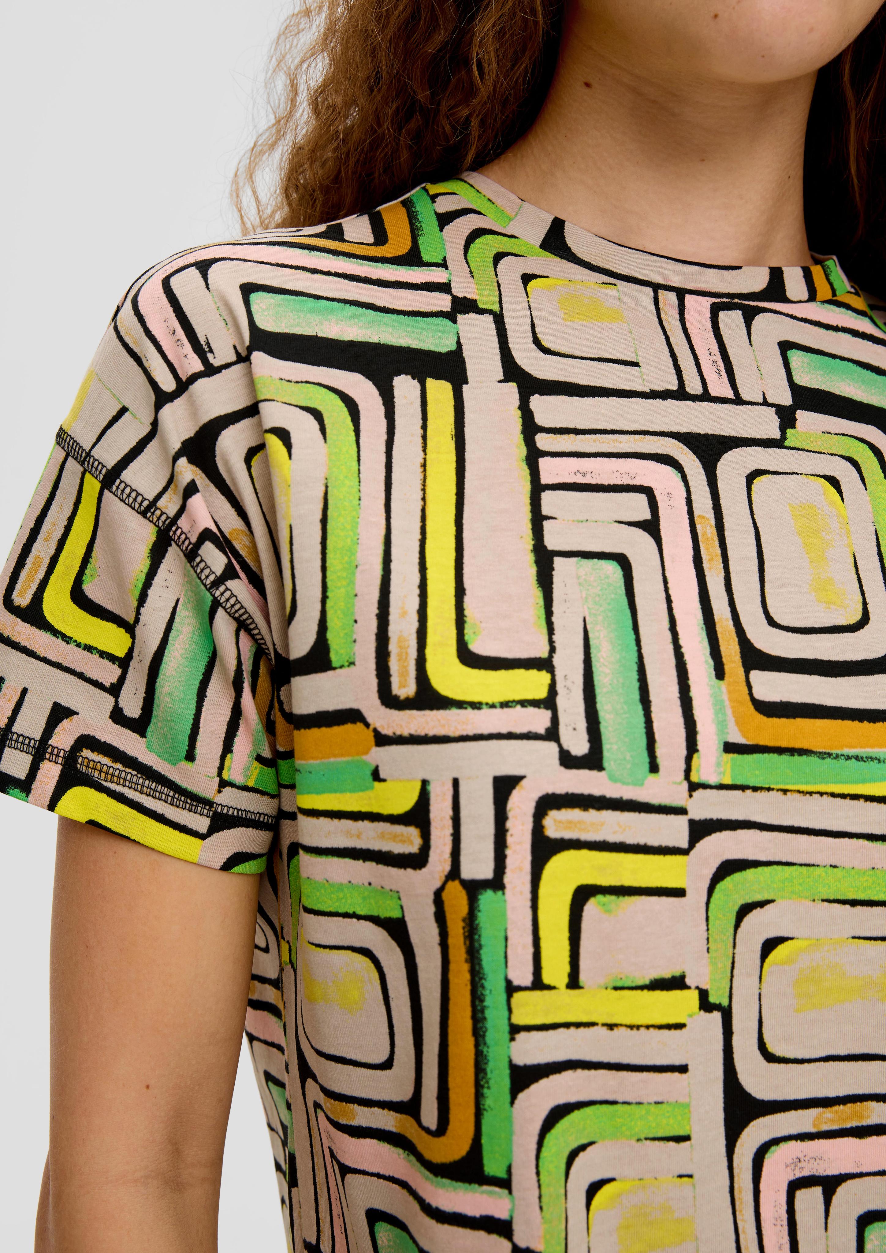 Print-Shirt aus Baumwolle  2138664-99A3