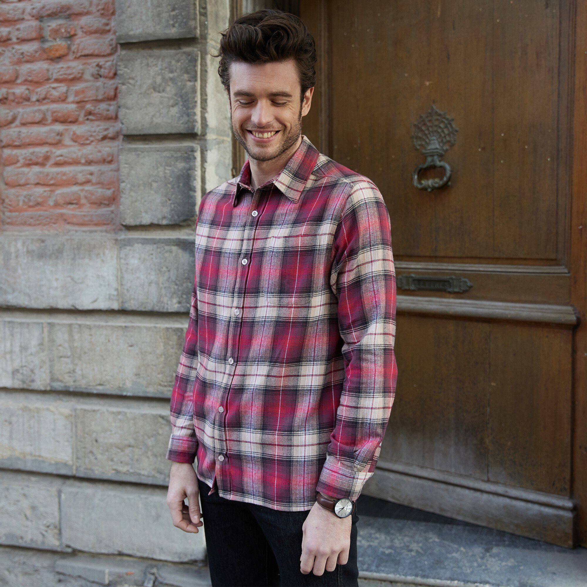 Chemise carreaux flanelle