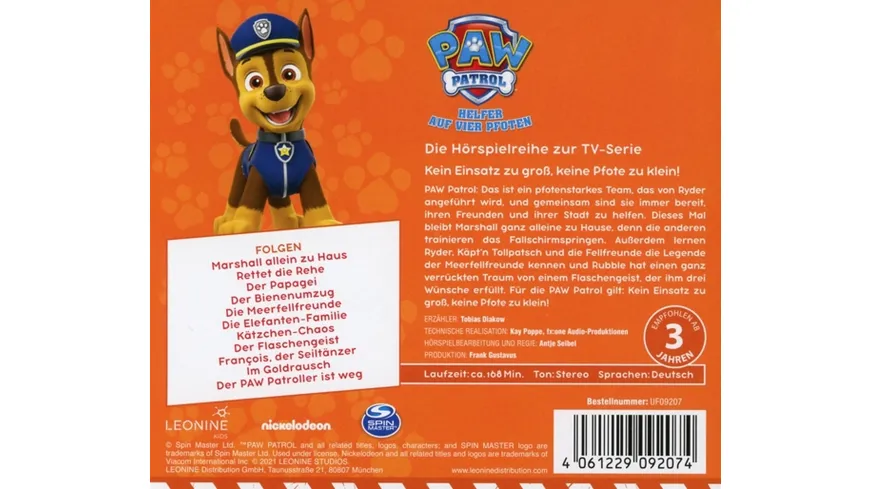 PAW Patrol Hörspielbox 7