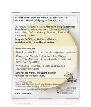 lavera Feste Dusche 2 in 1 Basis Sensitiv Hydro Feeling Duschgel-50 g