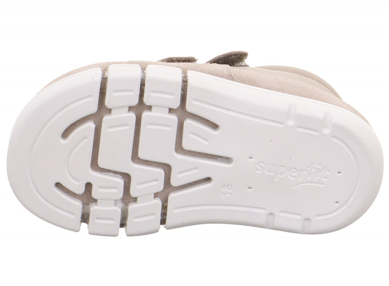 FLEXY - BeigeSneaker low mit Klettverschluss