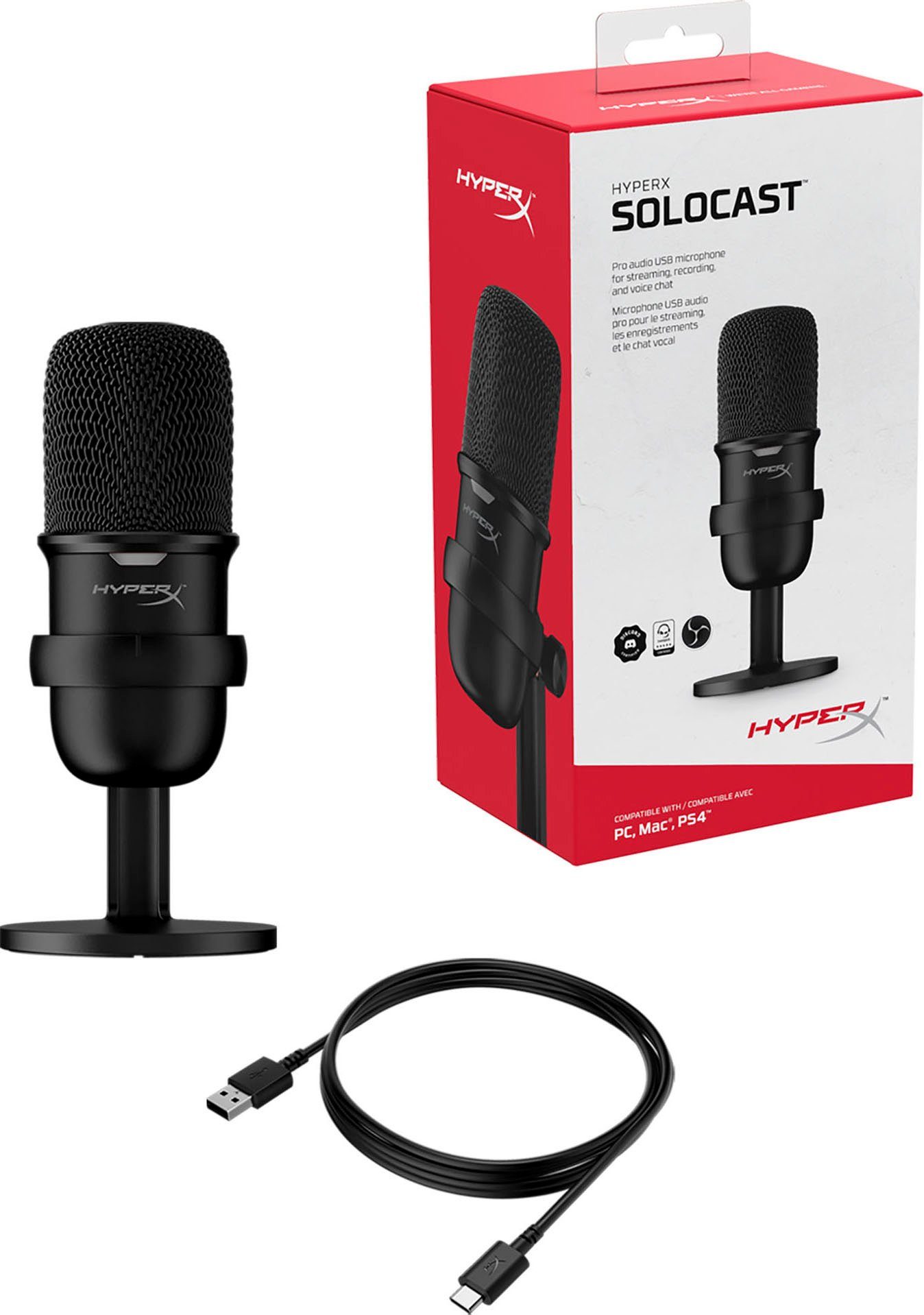 HyperX Mikrofon SoloCast (1-tlg)