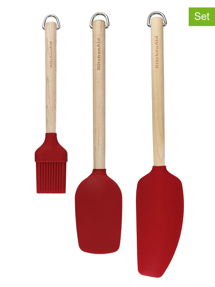 KitchenAid 3tlg. Backset in Hellbraun/ Rot günstig kaufen onesize