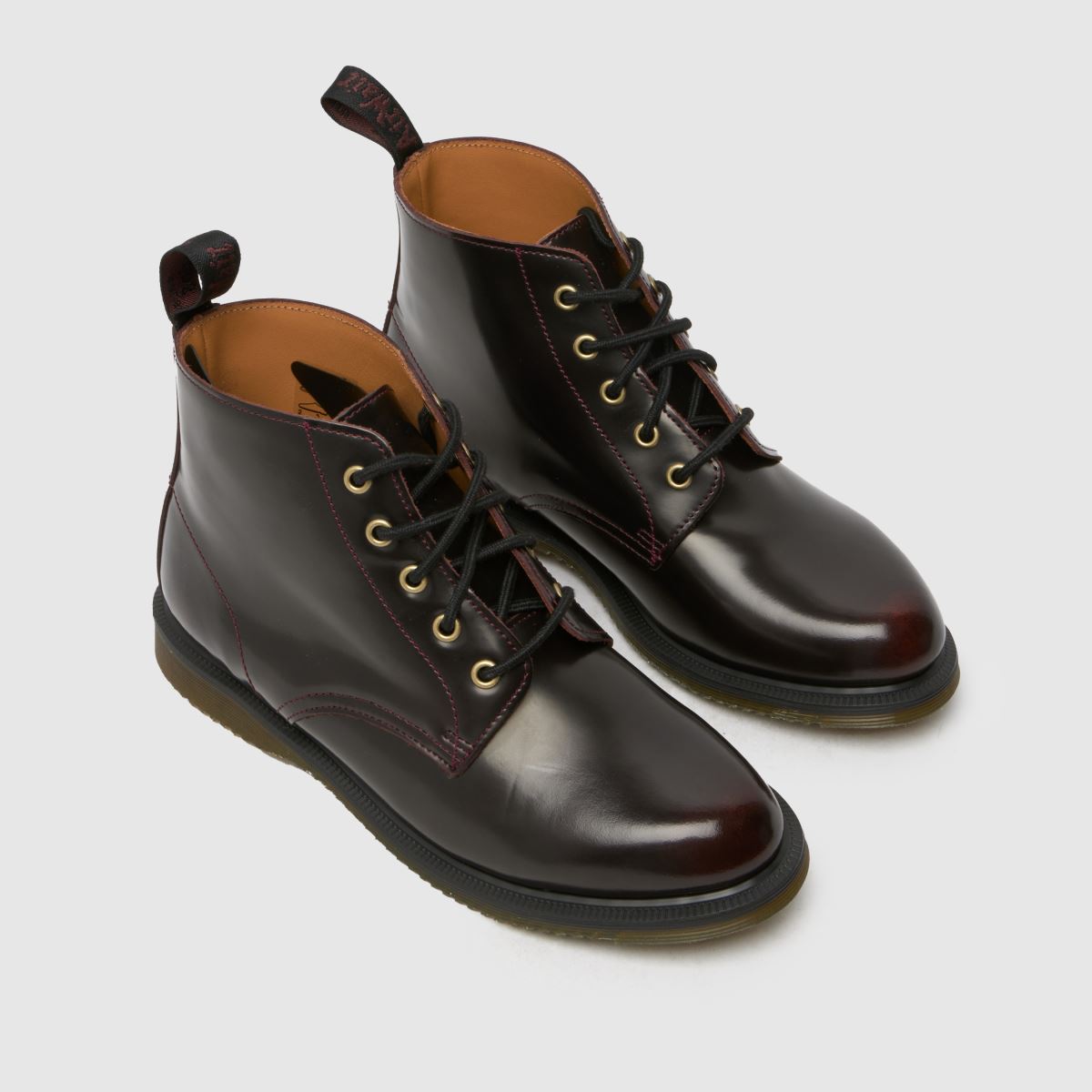 Dr. Martens Emmeline 5-szemű csizma bordó színben