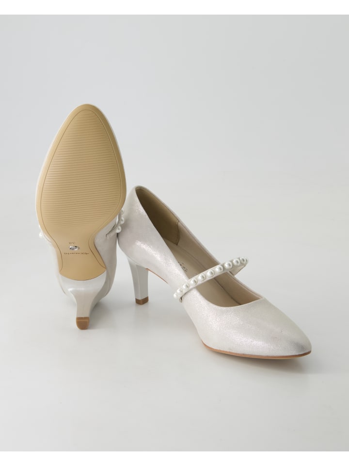 Tamaris Klassische Pumps in Silber günstig kaufen