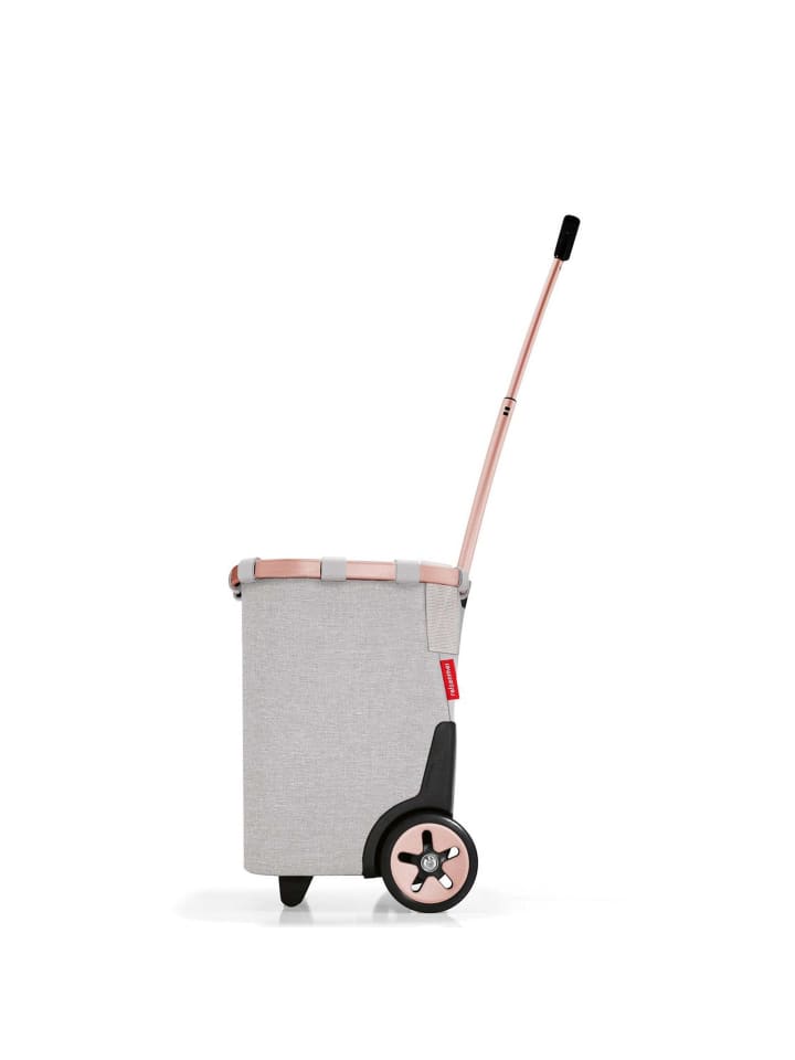 Reisenthel carrycruiser - Einkaufstrolley 47.5 cm (frame raffia black) in sky rose günstig kaufen onesize
