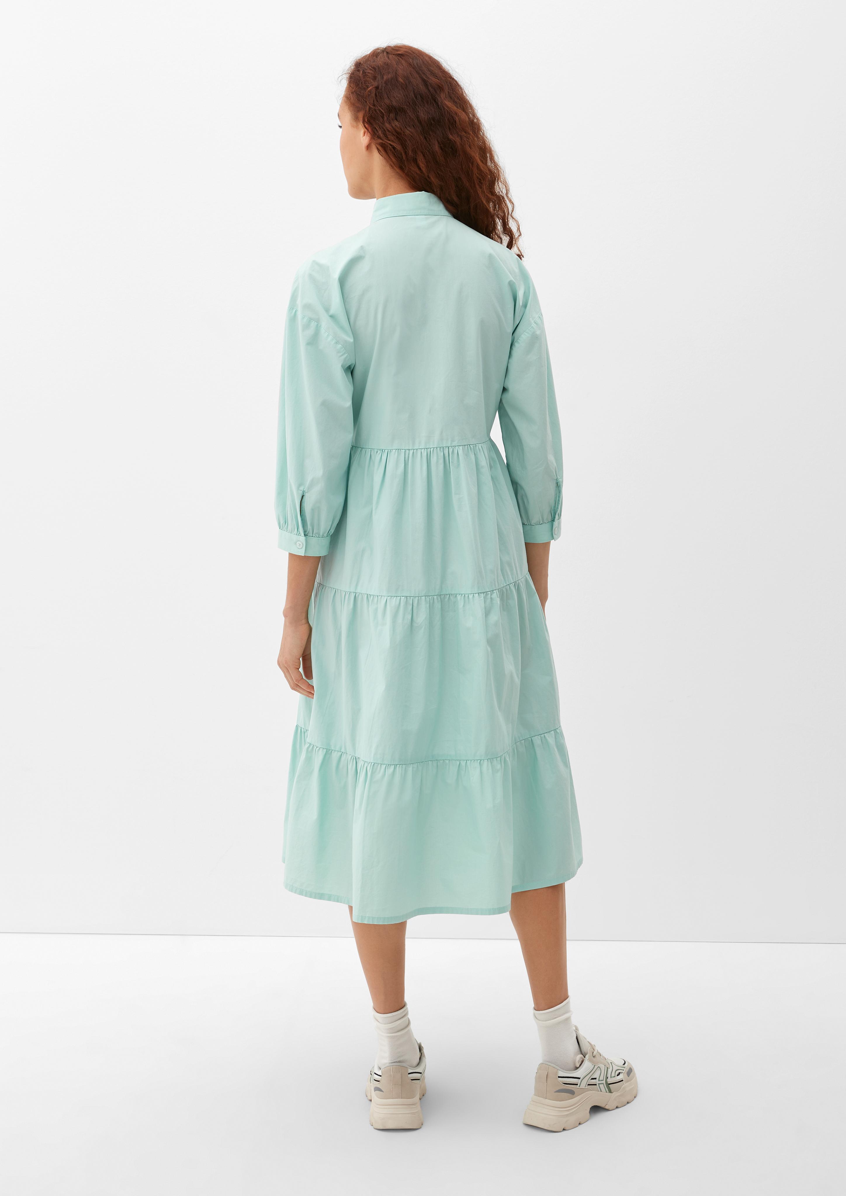 Stufenkleid mit Raffung  2124574-6092