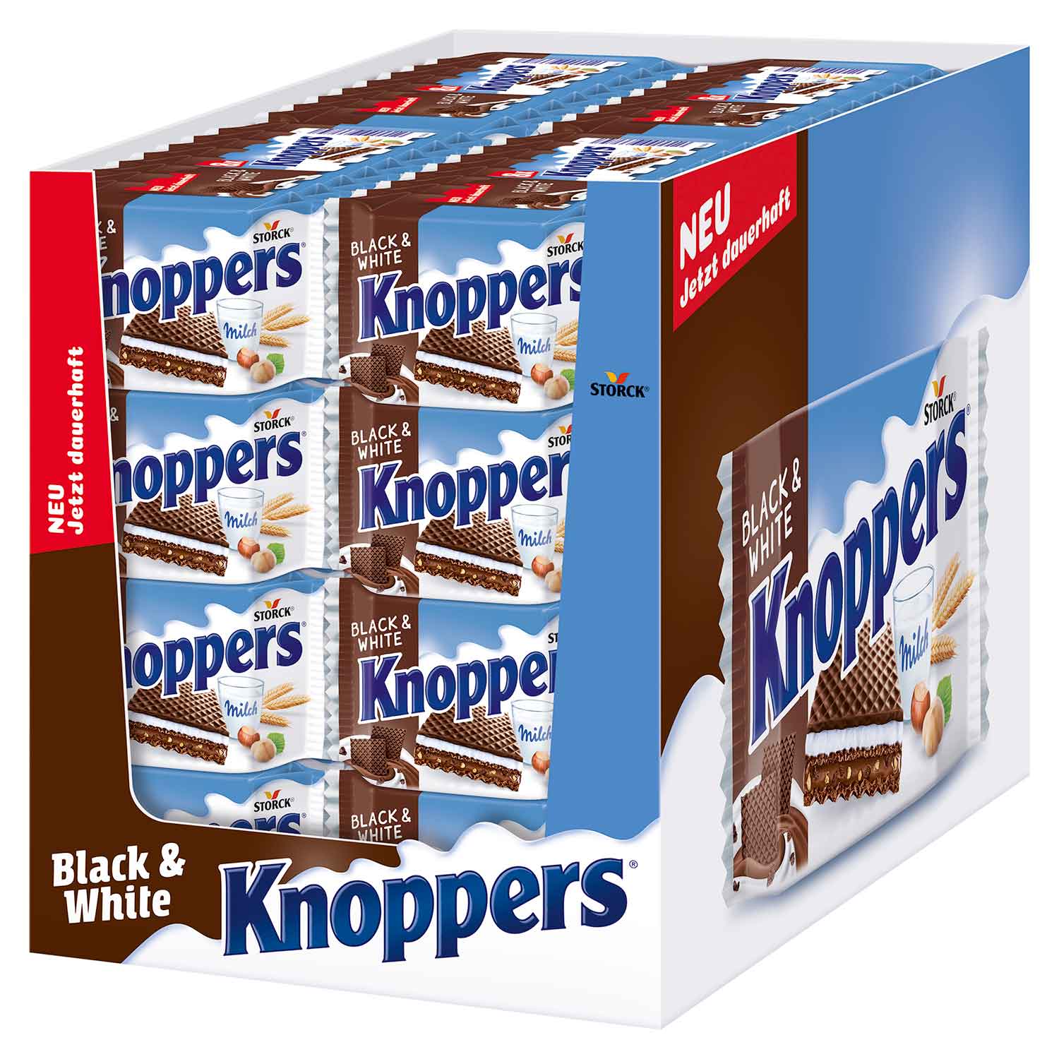 Knoppers Black & White 8er