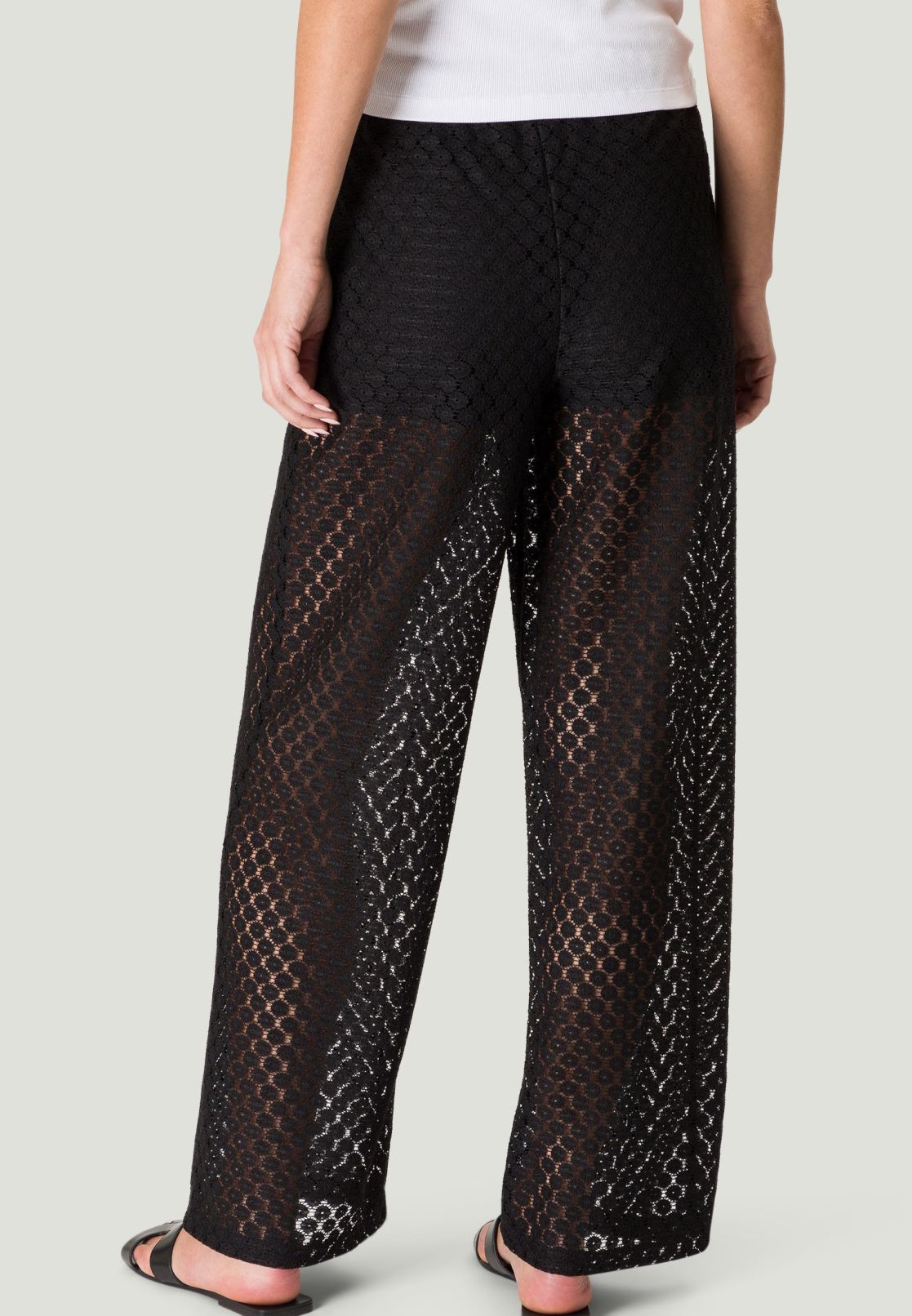 Hose transparent mit Spitze