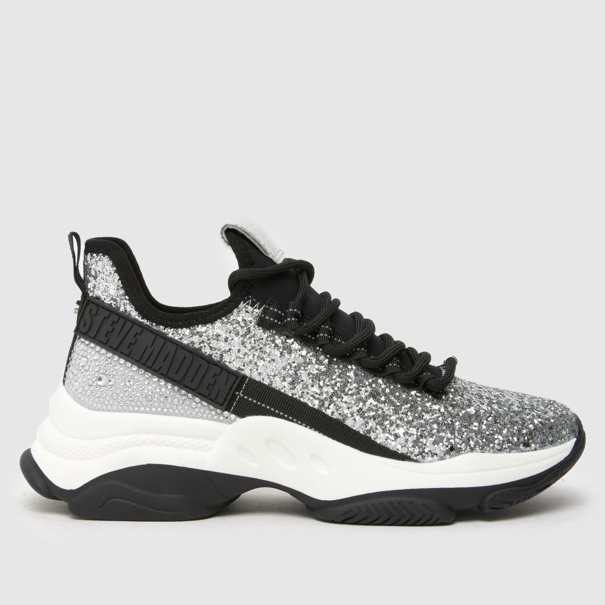 Steve Madden – Maxilla-G-Bling-sneakers i silverfärgad färg