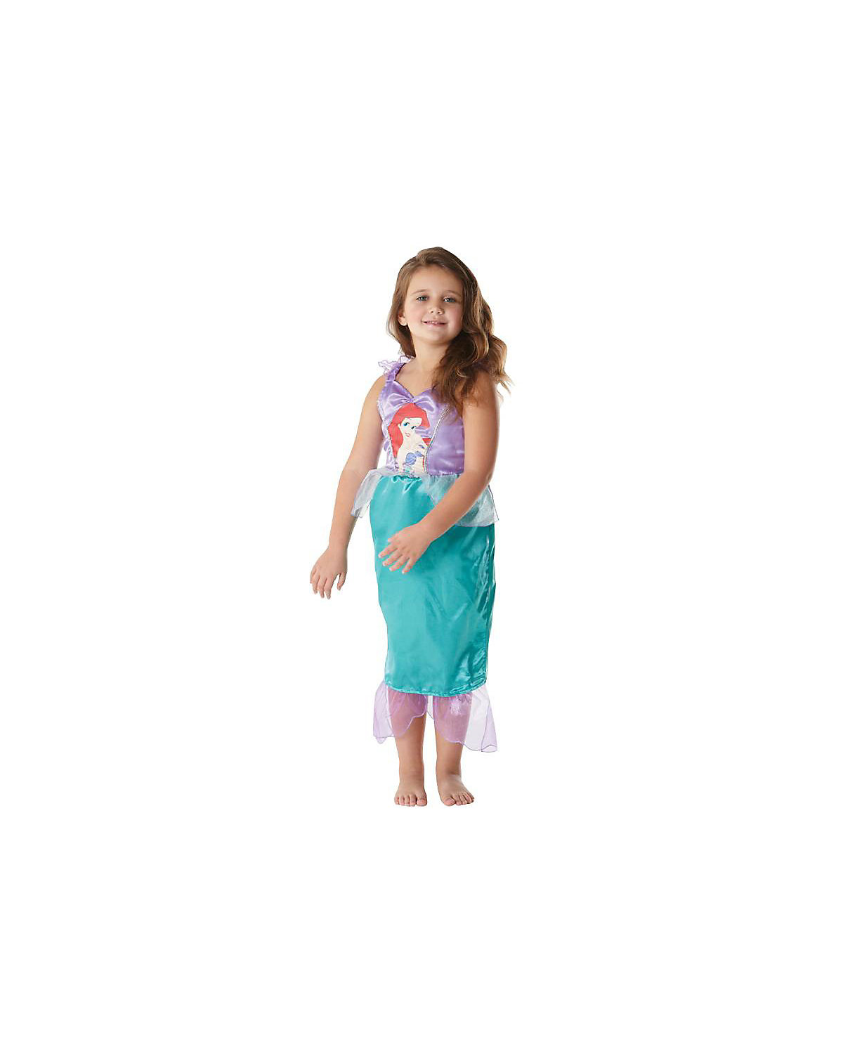 Kostüm Arielle Classic mit Aufdruck S (3-4J)