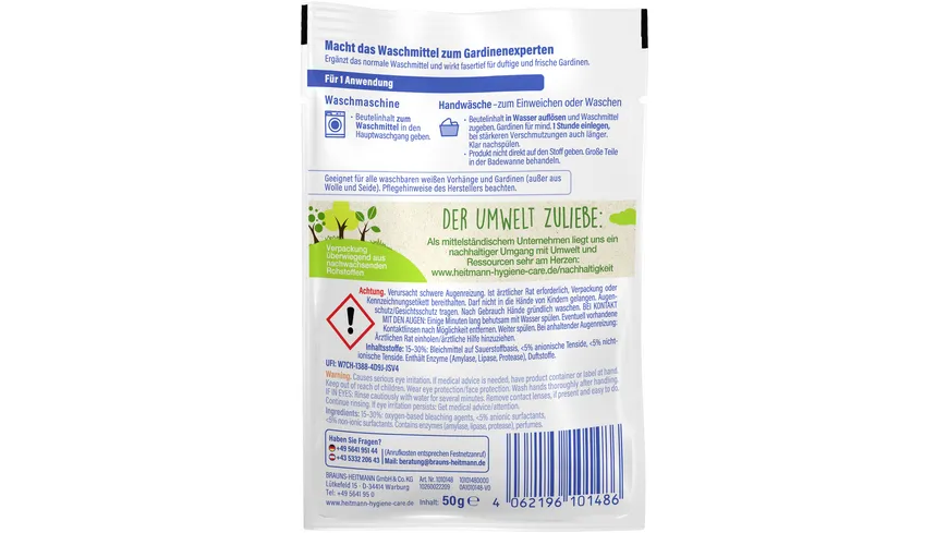 Heitmann Brillantweiß Vorhänge & Gardinen 50 g