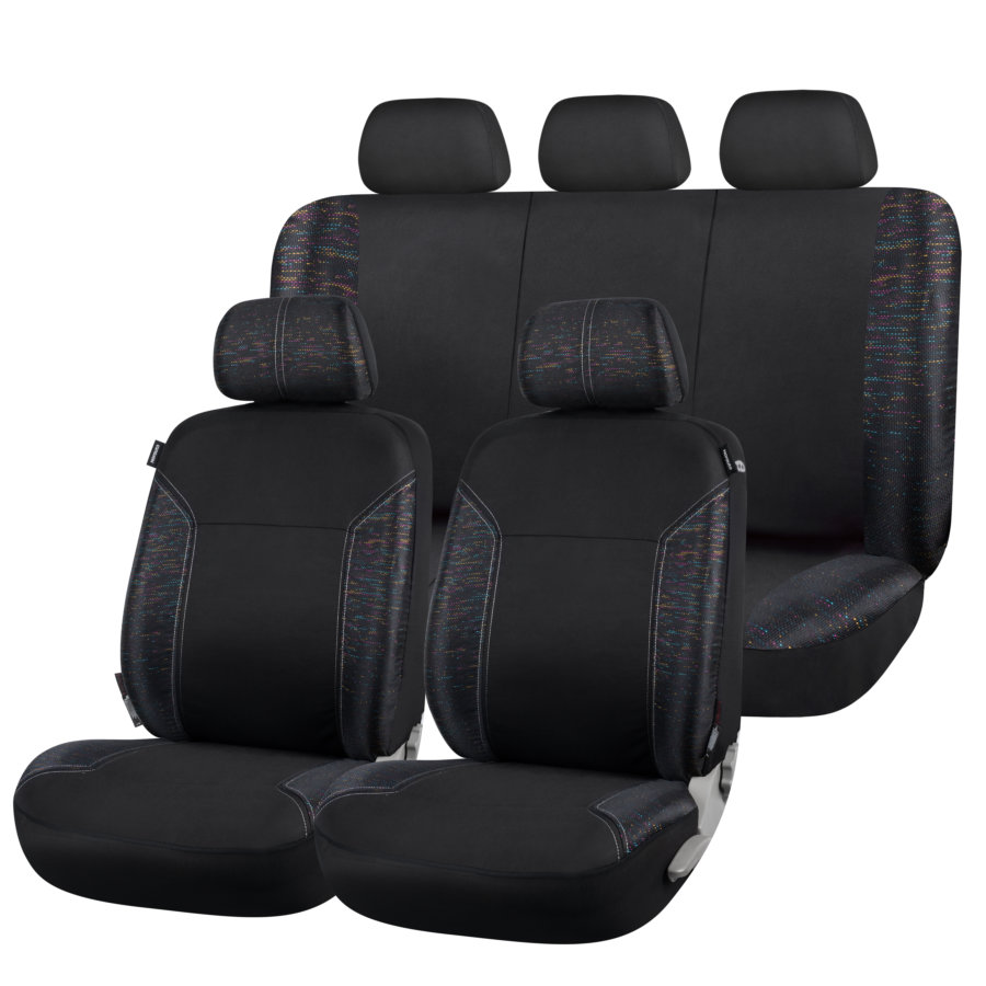 NORAUTO Sitzbezug-Komplettset 11-teilig für PKW´s, Design VENUS - ATU
