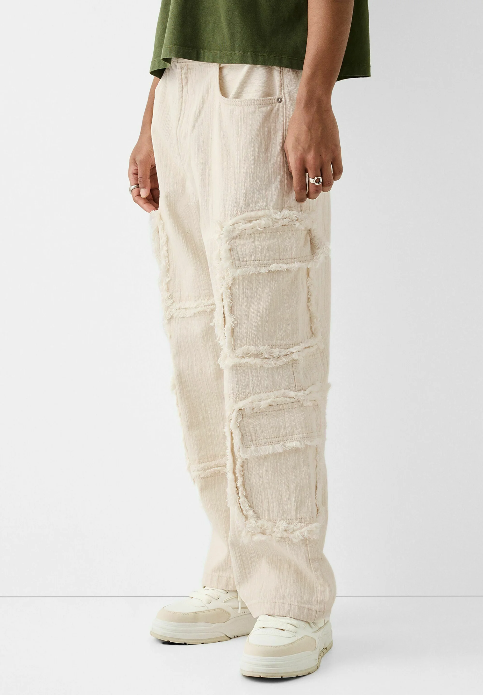 Bershka SUPER - Vaqueros holgados