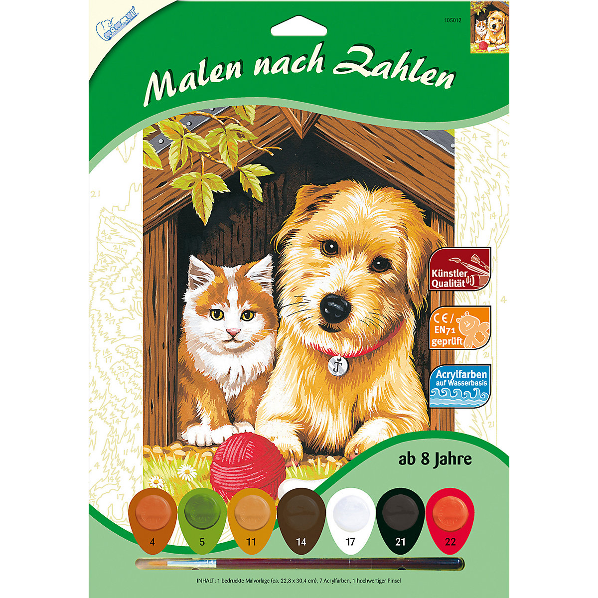 Malen nach Zahlen Gute Freunde