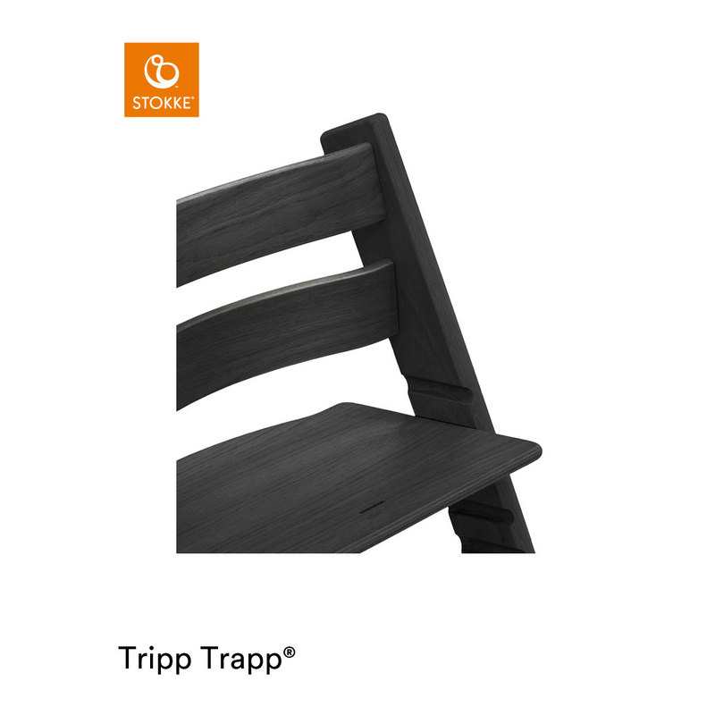Chaise haute Tripp Trapp en chêne noir Stokke