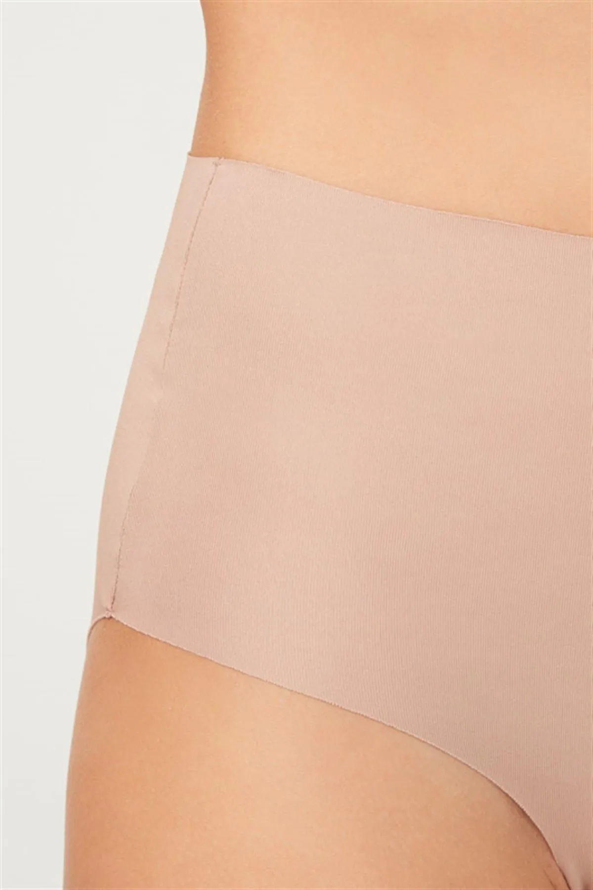 Cottonhill  Lasergeschnittene Basic-Bikini-Höschen mit hoher Taille, 3er-Pack – 6