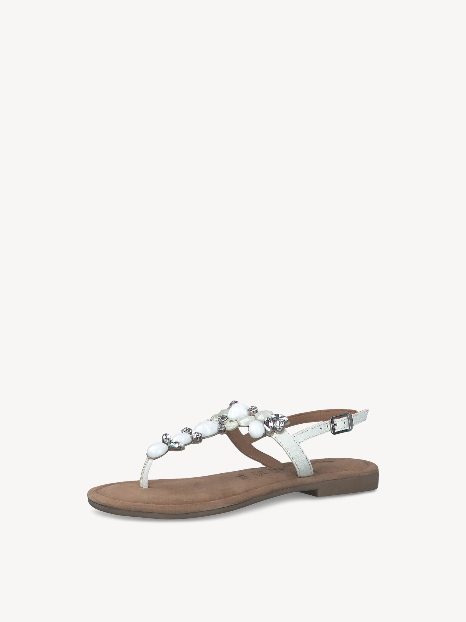 Sandale en cuir - blanc