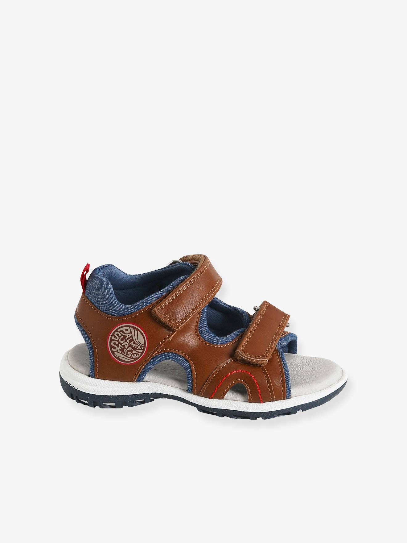 Sandales scratchées enfant collection maternelle marron