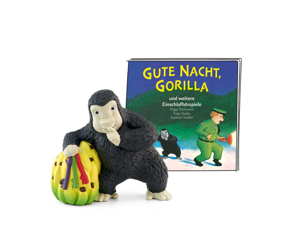 tonies Hörspielfigur Tonies-Gute Nacht,Gorilla und weitere Einschlafhörspiele, (1-St), mit integriertem NFC Chip