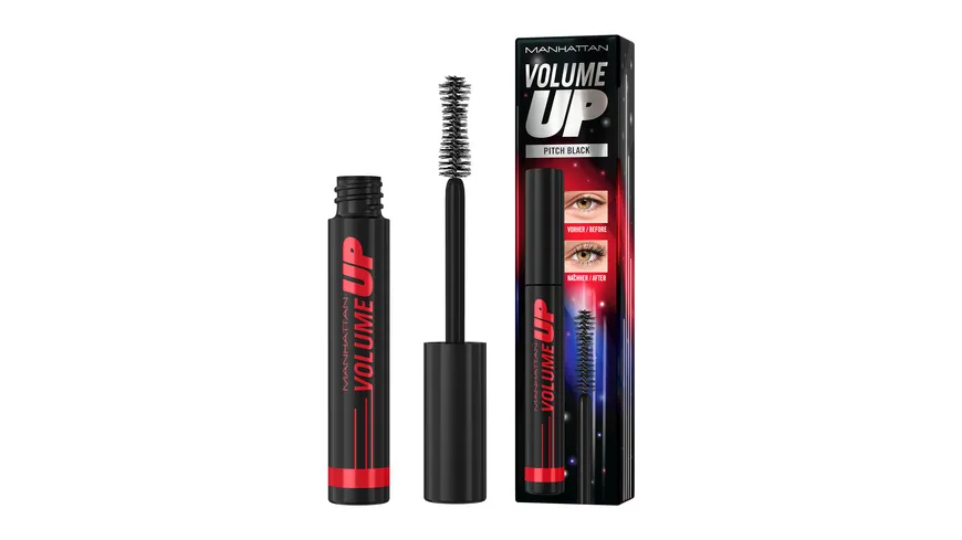 MANHATTAN COSMETICS Volume Up Mascara 8 ml 004 - Pitch Black