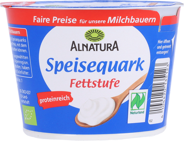 Alnatura Bio Speisequark Fettstufe