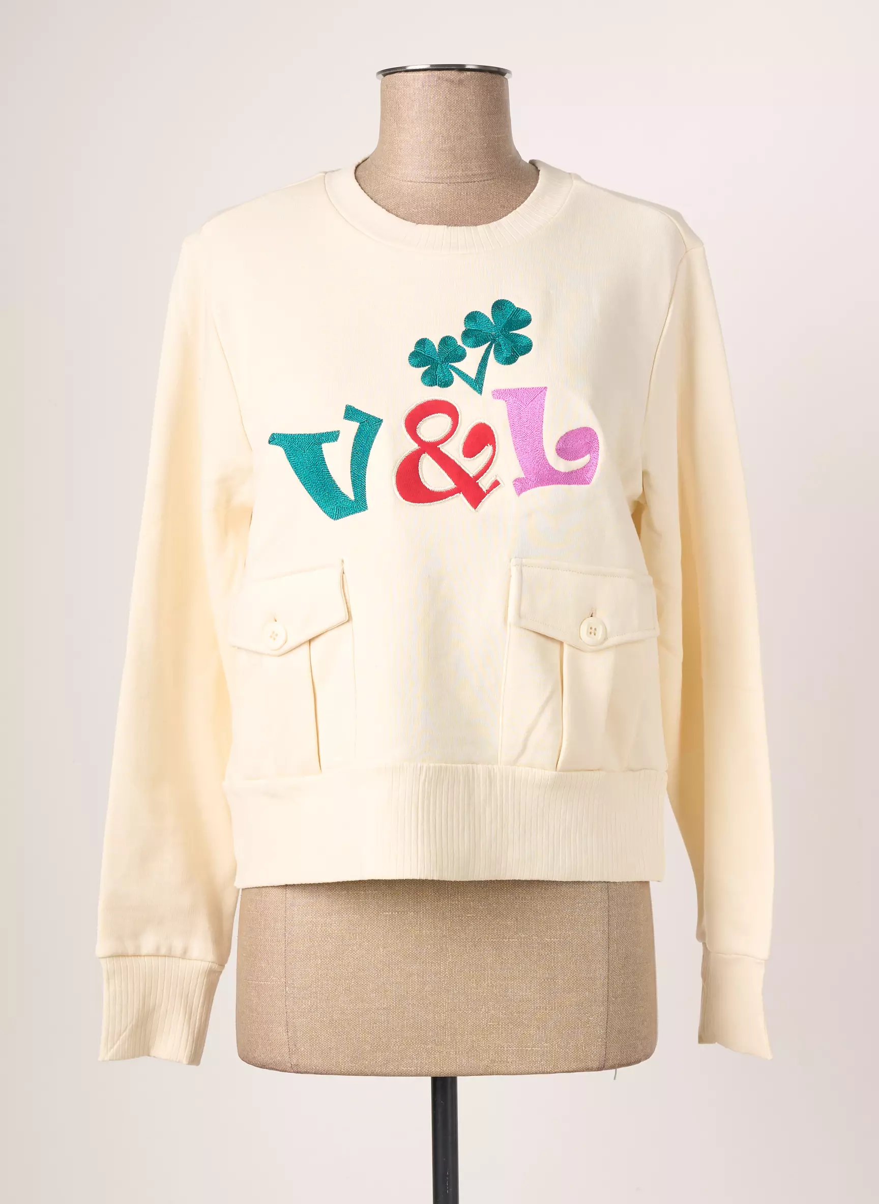 Victorio   Lucchino Sweats Femme couleur beige