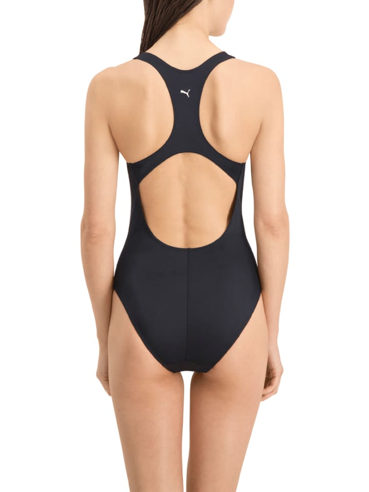 Puma BadeanzugSWIM WOMEN RACERBACK SWIMSUIT inSchwarz günstig kaufen