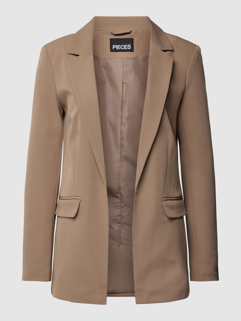 Blazer mit Reverskragen Modell 'BOSSY' in taupe