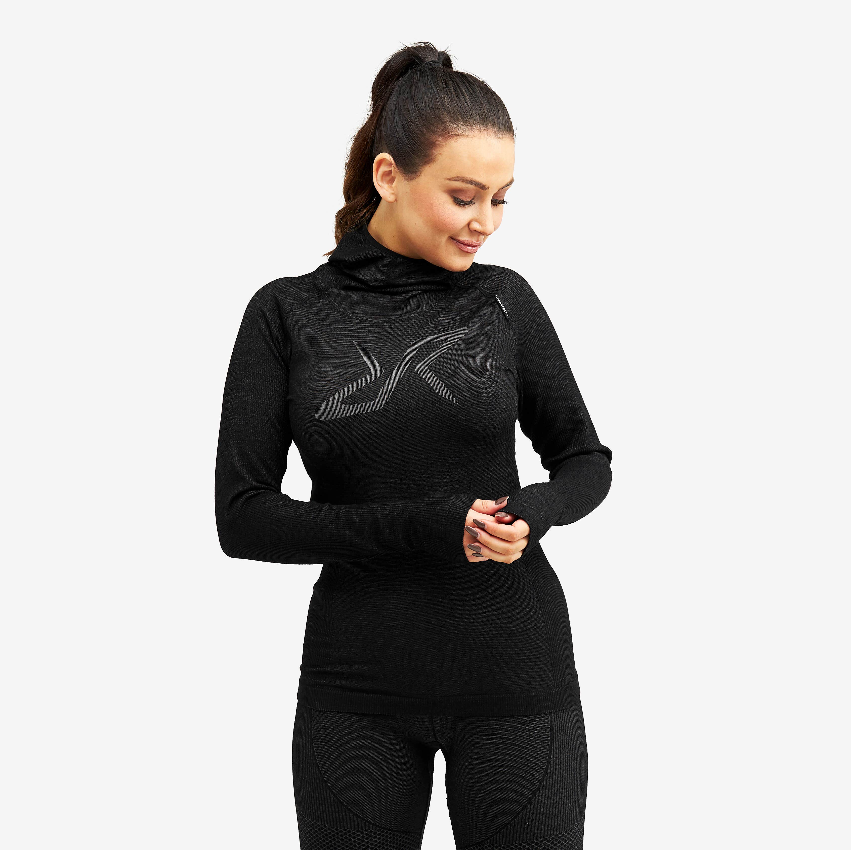 Fuse Merino Base Layer Set Femme Anthracite
