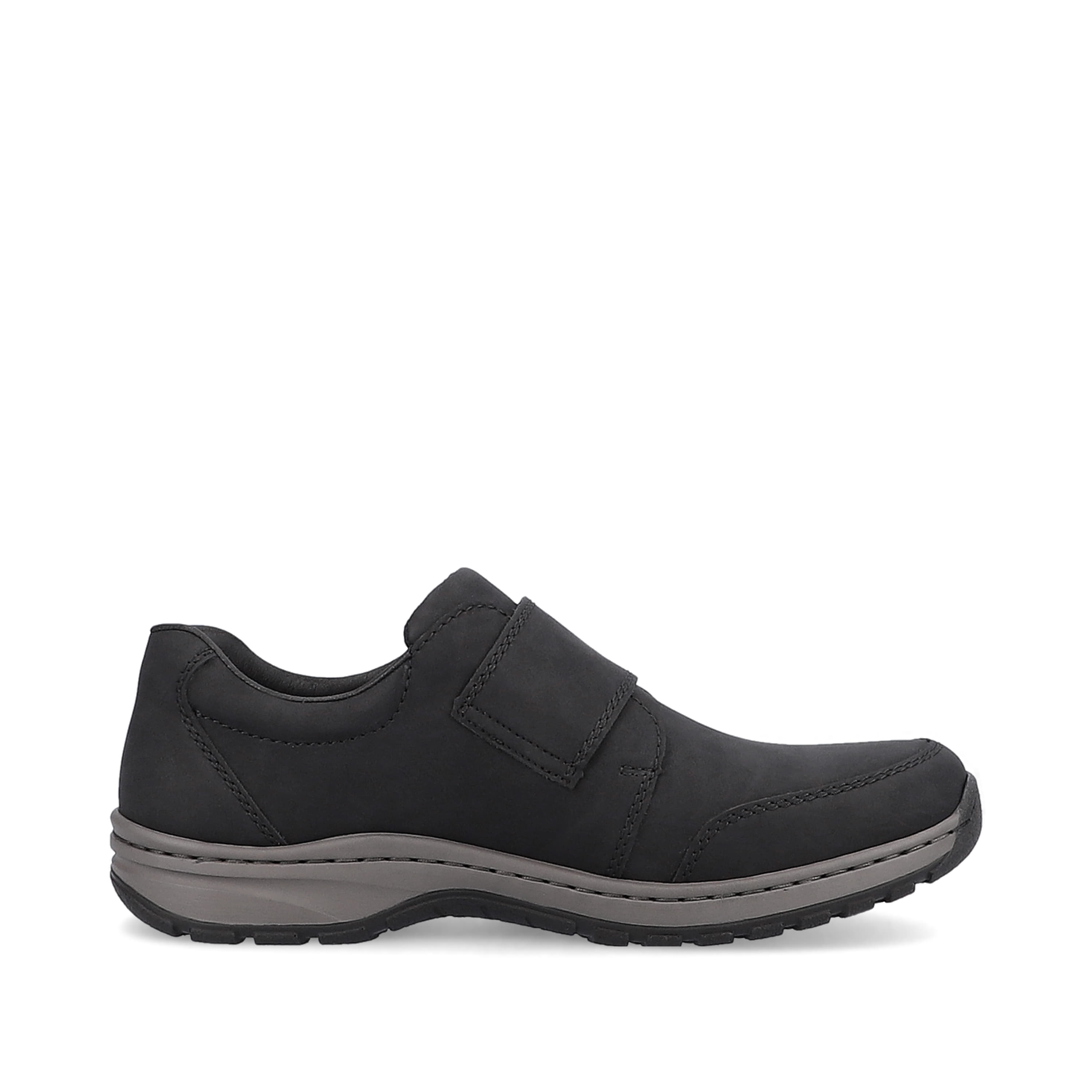 Rieker Herren Slipper graphitschwarz