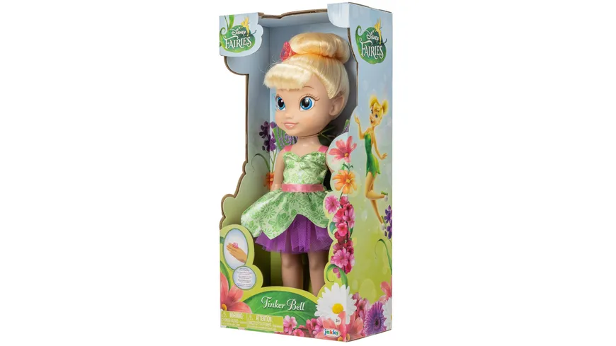 Jakks Pacific -  Fairies Feenstaub Tinkerbell Puppe mit Ring 35cm