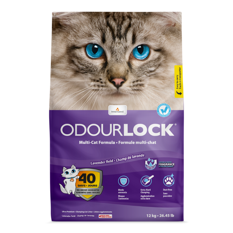 Intersand Katzenstreu Intersand ODOUR LOCK Lavender 12kg