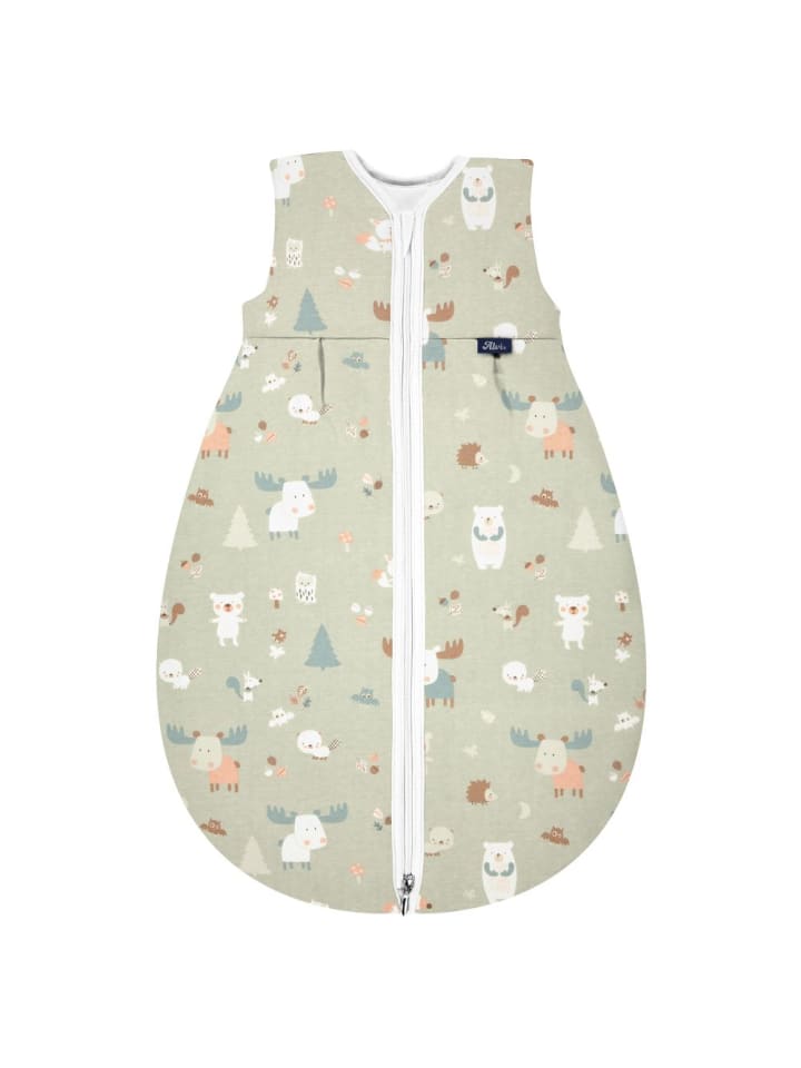 Alvi Kugelschlafsack Mäxchen Thermo - Baby Forest - in grau,motiv günstig kaufen