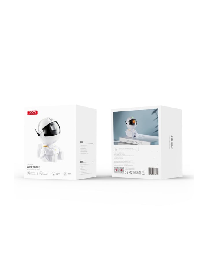 XO XO Projektor LED CF4 Astronaut Stern und Galaxie Weiß mit Fernbedienung in Weiß günstig kaufen onesize