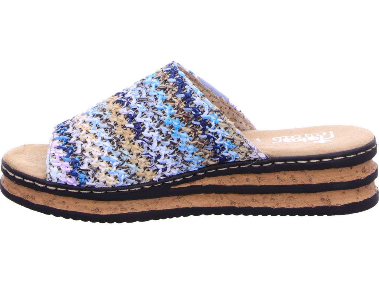 RIEKER Klassische Sandalen blau