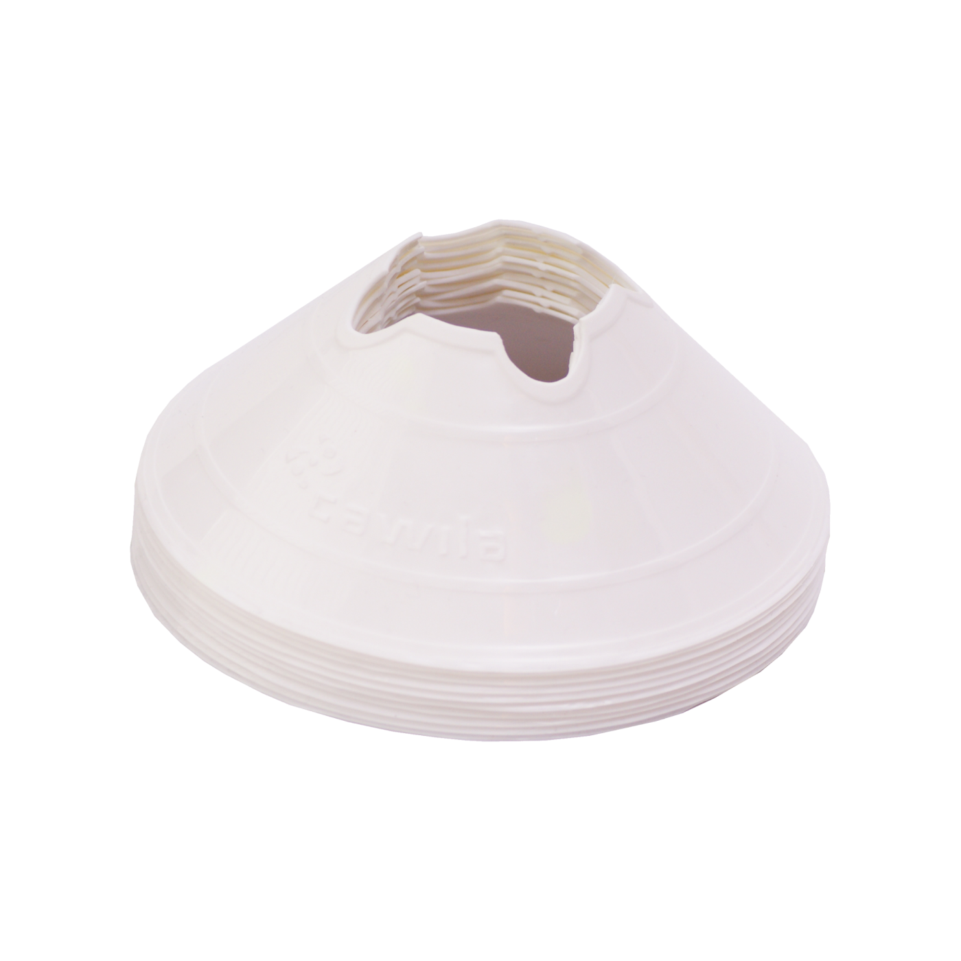 Cawila Markierungshauben M | 10er Set | Durchmesser 20cm, Höhe 6cm | weiß