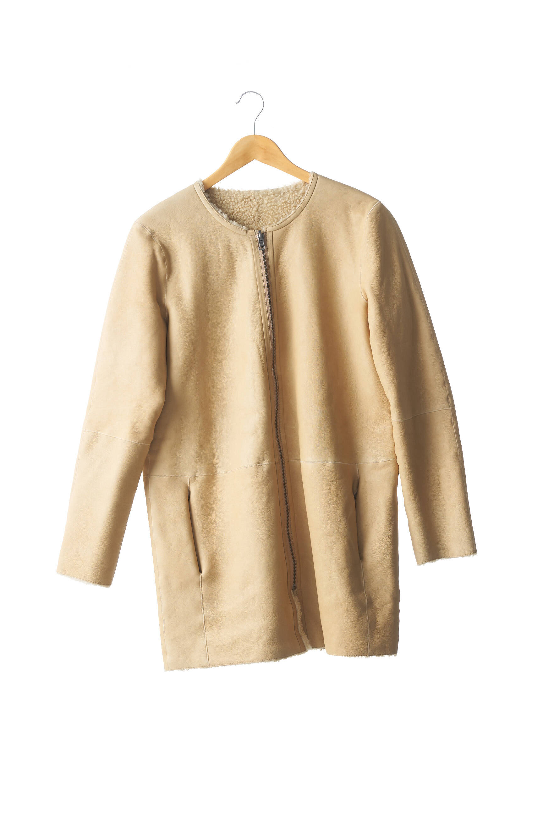 Ba Sh Manteaux Longs Femme couleur beige
