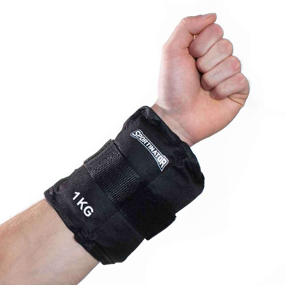 SPORTINATOR Arm- & Bein-Gewichtsmanschetten 1 kg 2 Stück